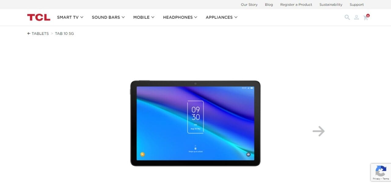 TCL Tab 10 5G (Best Tablet For Kids)