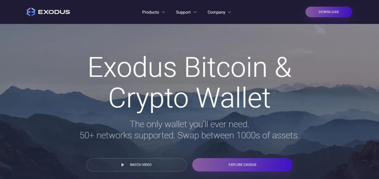 Exodus (Best Crypto Wallet In Egypt)
