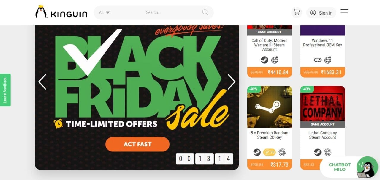 Kinguin Best Game Keys Website In 2024