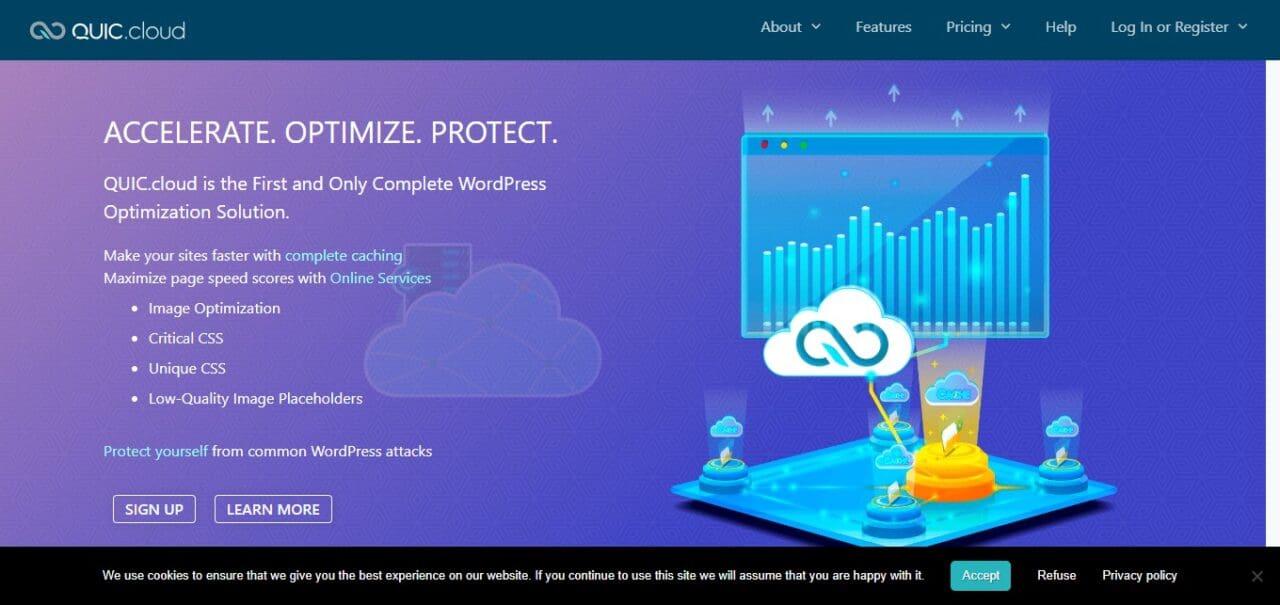QUIC.cloud CDN (Best WordPress CDNs)