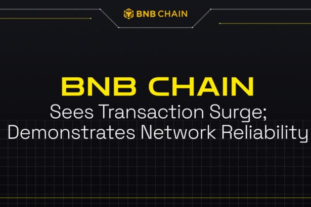 BNB Chain Sees 1-year Transaction High; Demonstrates Network Reliability After BSC Surge