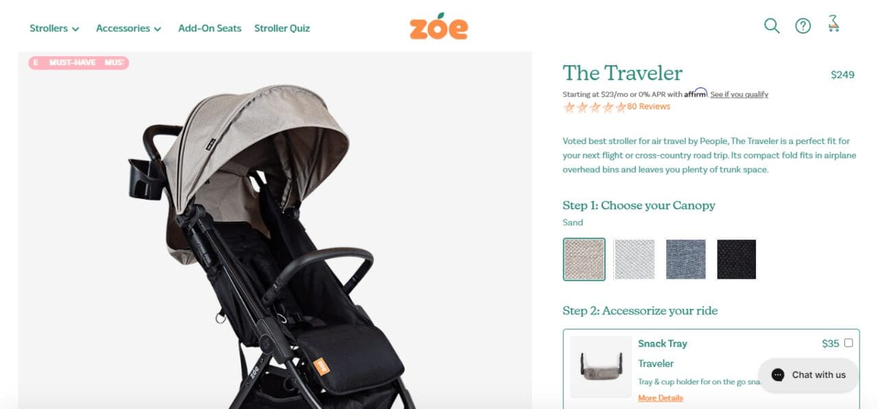 1. Zoe Traveler (Best Strollers)