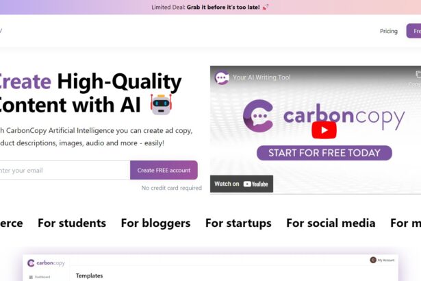 CarbonCopy Ai Review : How To Use & Free Guide