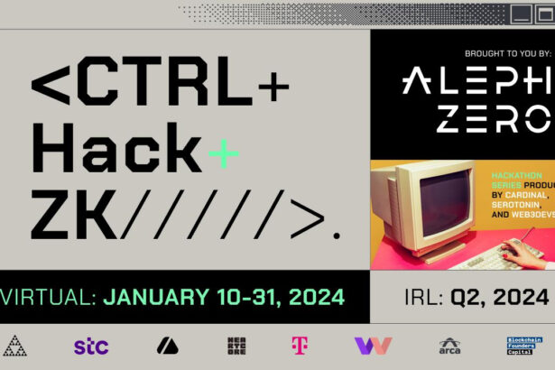 Major Partners to Join the Upcoming Aleph Zero CTRL+Hack+ZK Hackathon