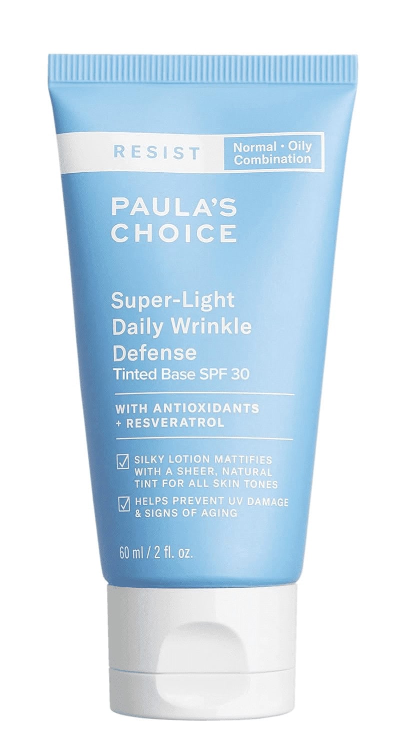Paula's Choice RESIST Super-Light Daily Wrinkle Defense SPF 30 (Top sunscreen for oily skin)