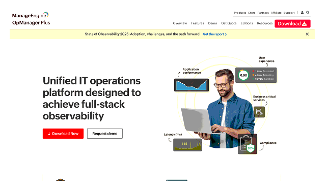 ManageEngine OpManager Plus
