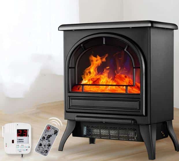 5. Smart Electric Fireplace with Remote Control (Best Electric Furniture)