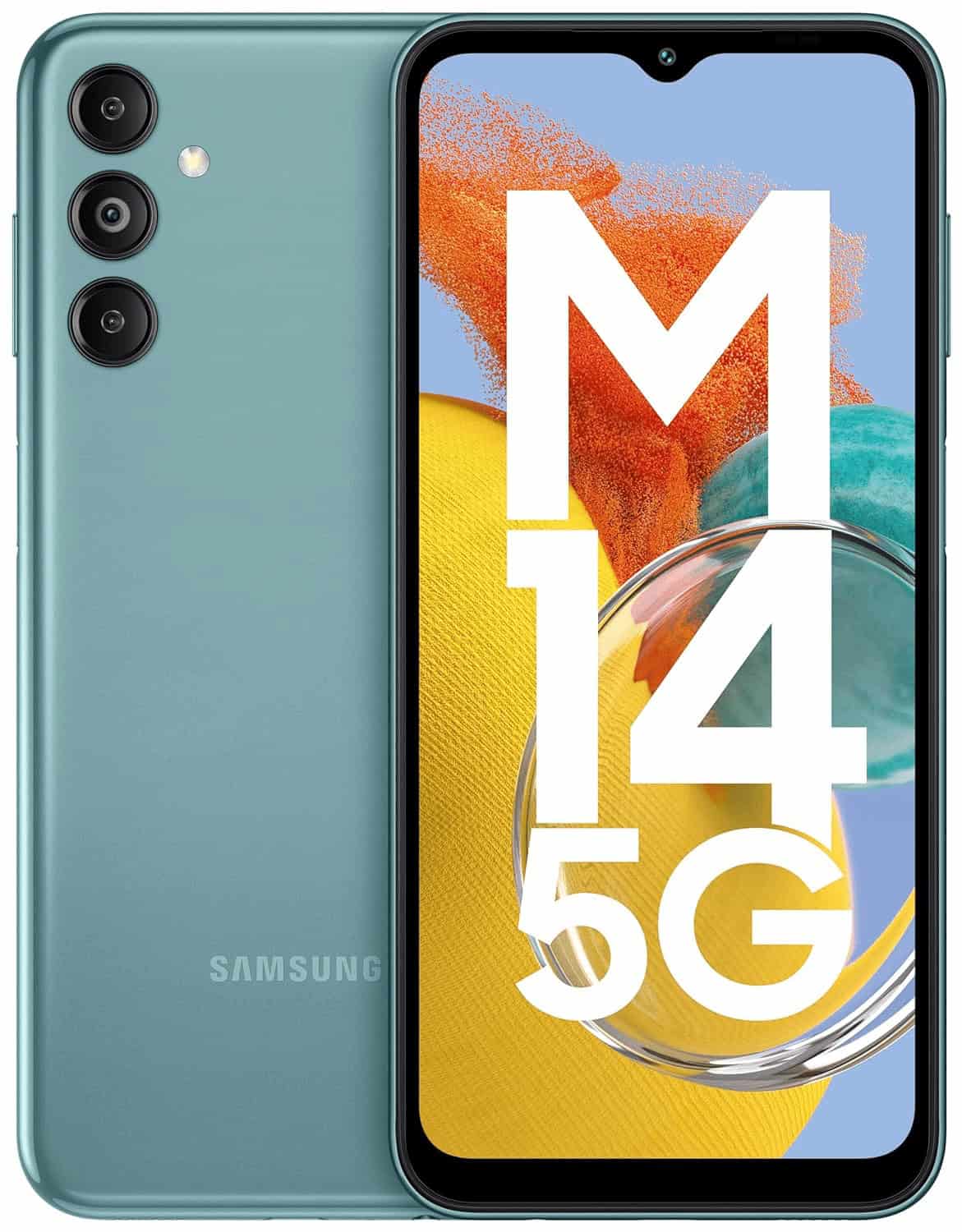 Samsung Galaxy M14 5G (Smoky Teal,6GB,128GB)|50MP Triple Cam|