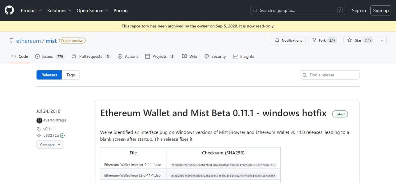 20. Ethereum Wallet (Mist) (Best ZetaChain Crypto Wallets)
