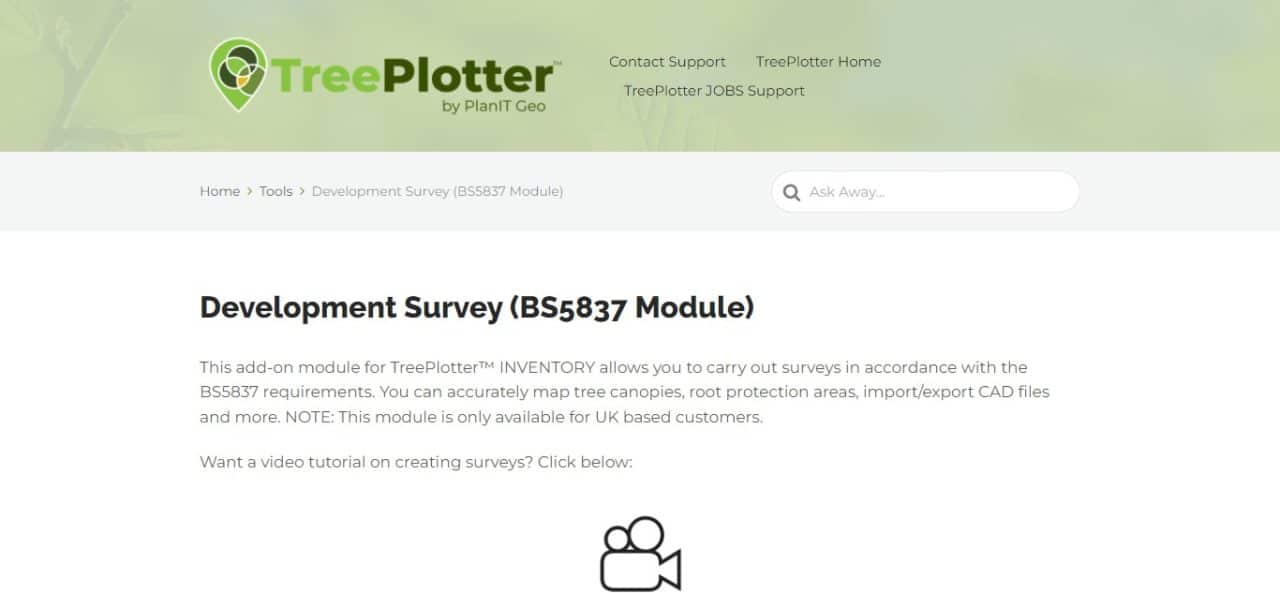 14. TreePlotter™ SURVEY