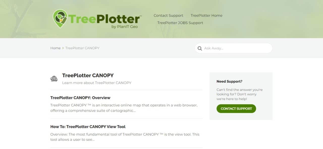 18. TreePlotter™ CANOPY