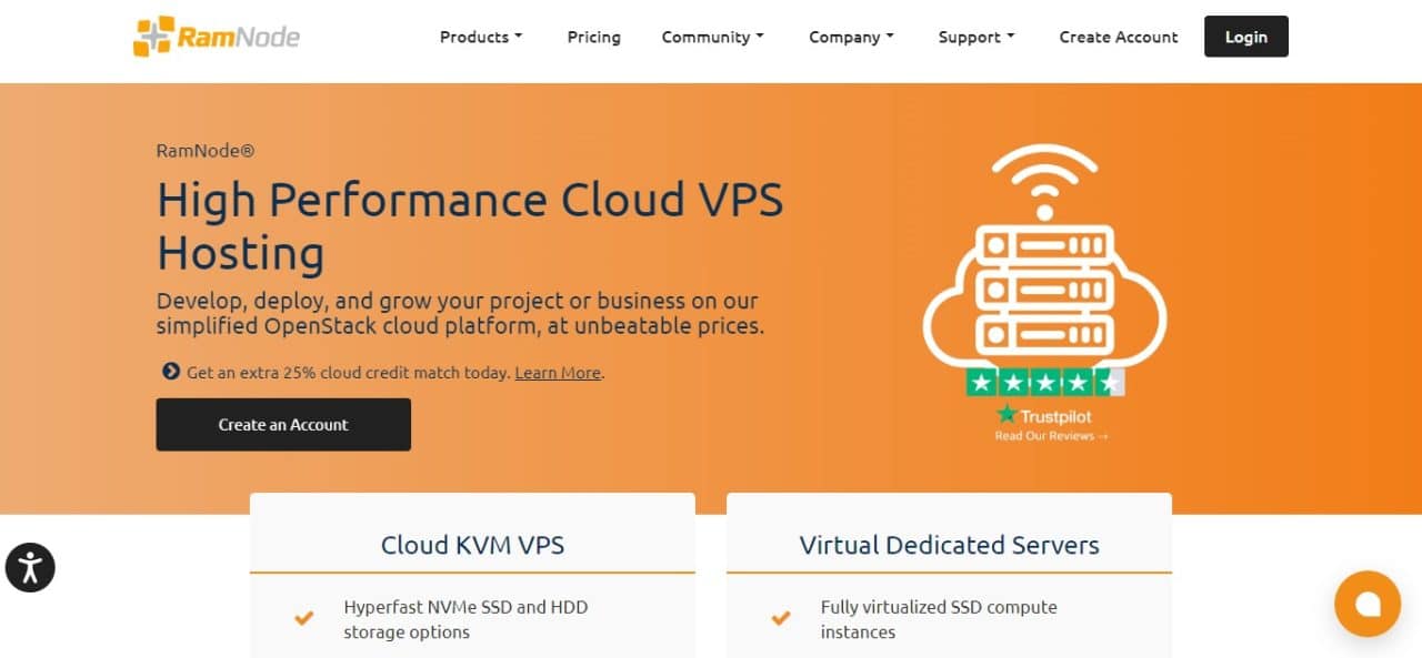 25. RamNode (Best Cheap Vps Hosting)