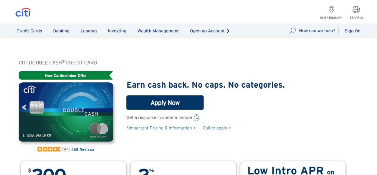 6. Citi® Double Cash Card