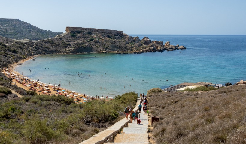 3. Ghajn Tuffieha Bay