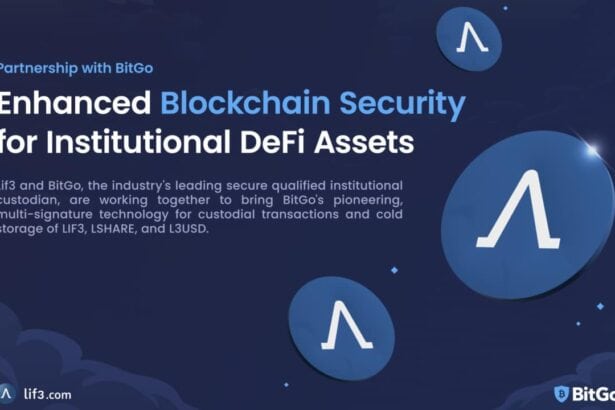 Lif3 partners with BitGo to Enhance Blockchain Security for Institutional DeFi Assets