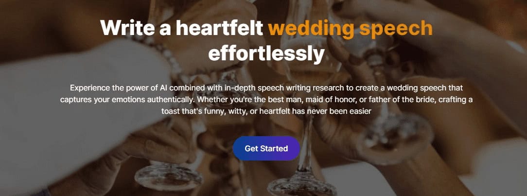 Wedding Speech Generator