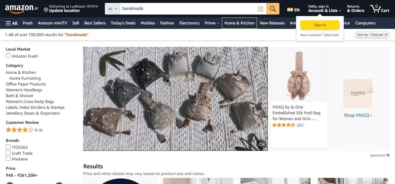 Amazon Handmade