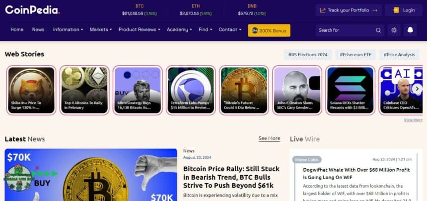20 Best CoinPedia.org Crypto Blog Alternatives