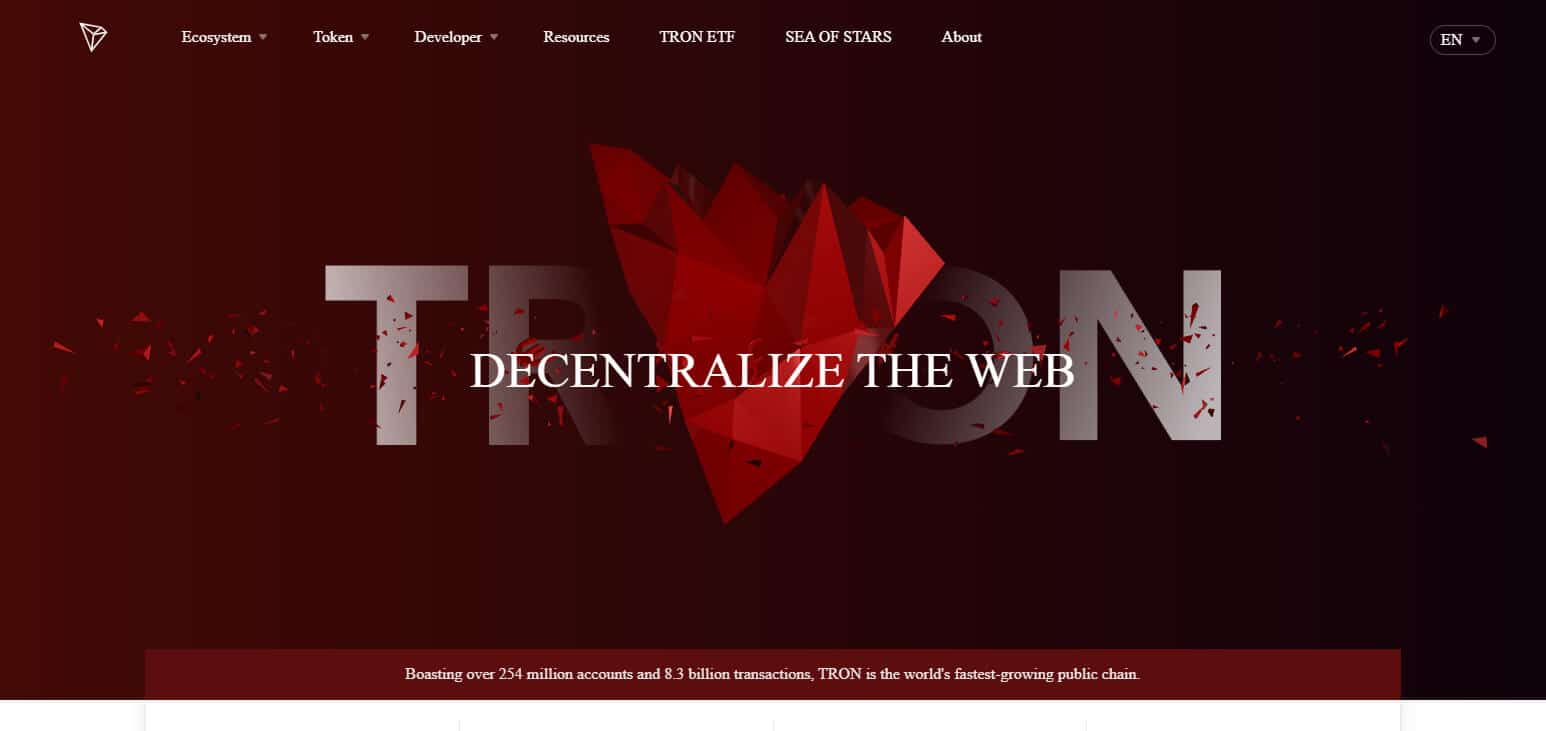 Tron (TRX) Best Coins to Revolutionize Cryptocurrency Forever