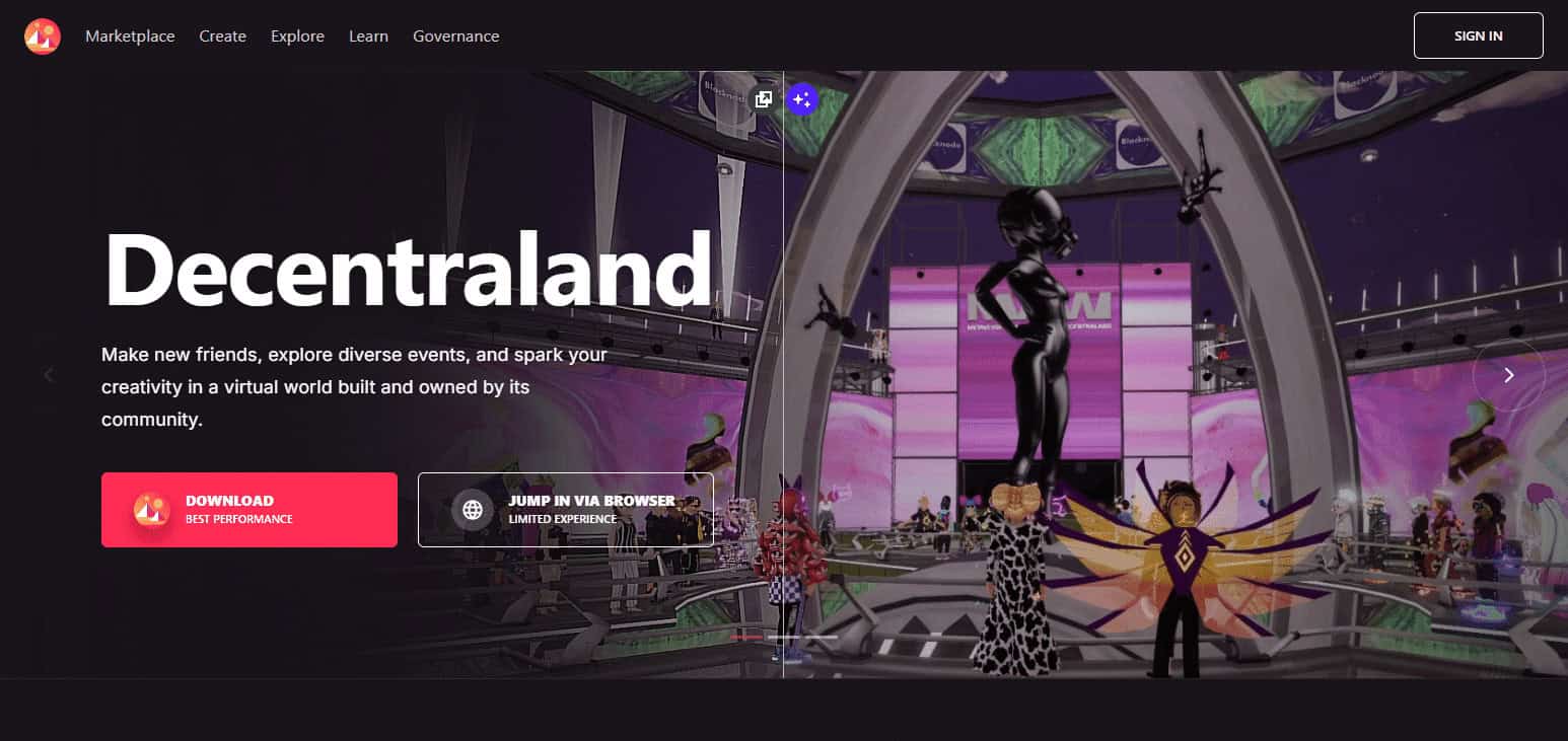 Decentraland Best Metaverse Project To Invest In October