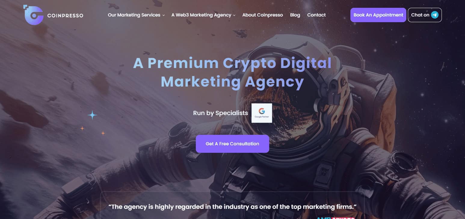 Coinpresso Best Crypto Marketing Agency In Kenya