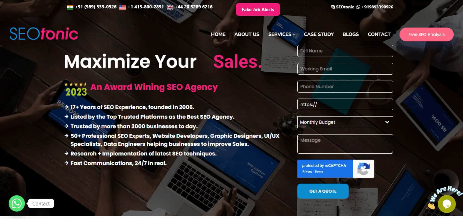 Seotonic Best Seo Agency In South Korea 