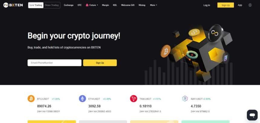 20 BXTEN Exchange Alternatives: BXTEN Competitor Exchanges