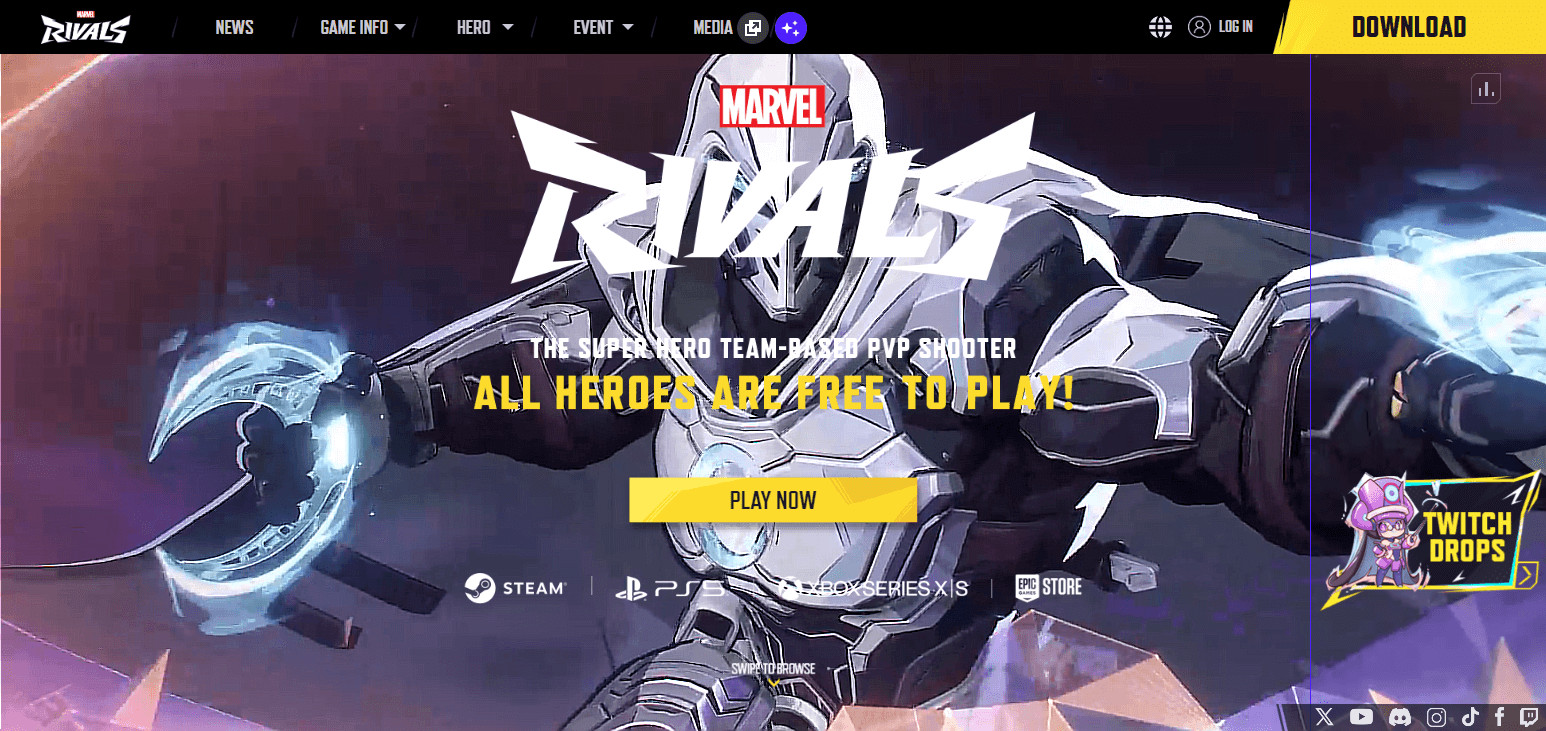 Marvel Rivals Popular Now on Binge Gaming