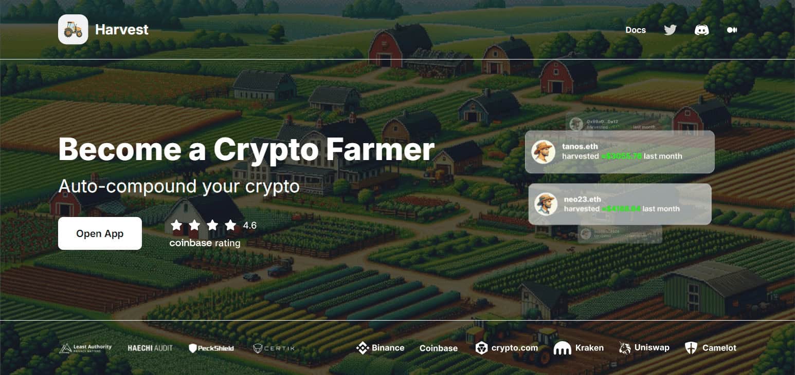Harvest Finance Best Defi Apps In India