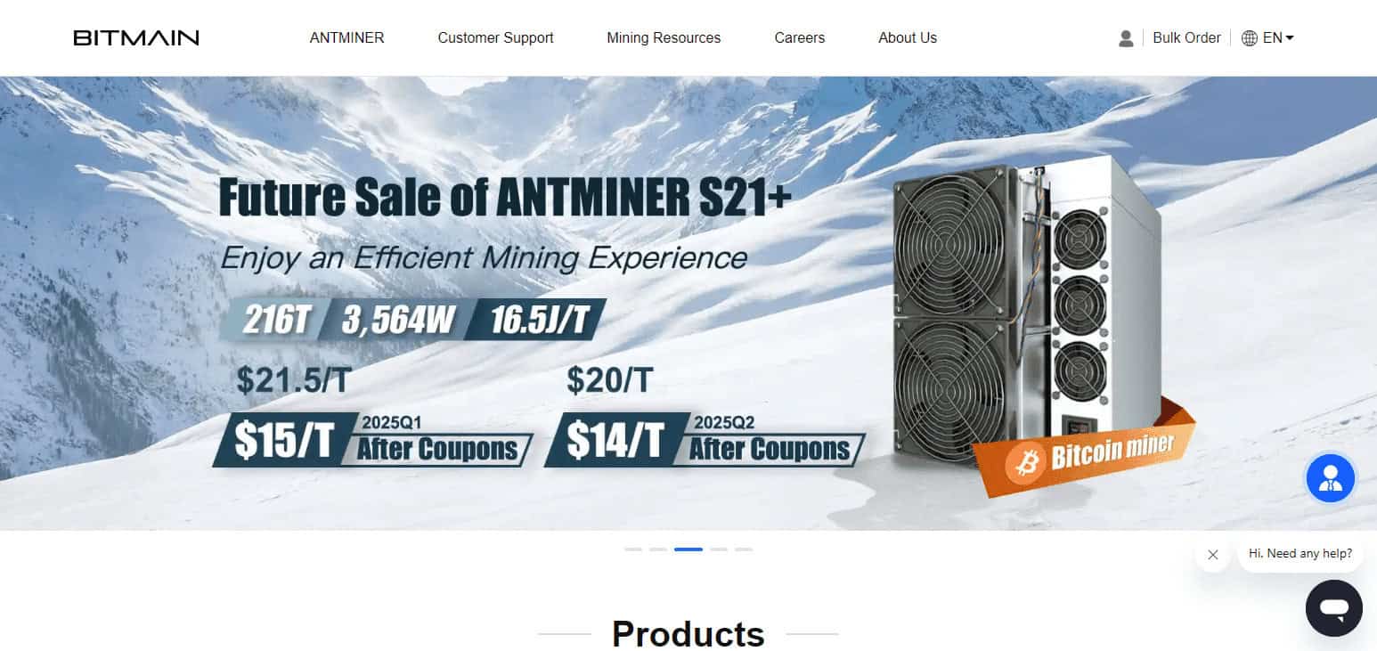 BitmainBest Mining Rig Provider In 2025