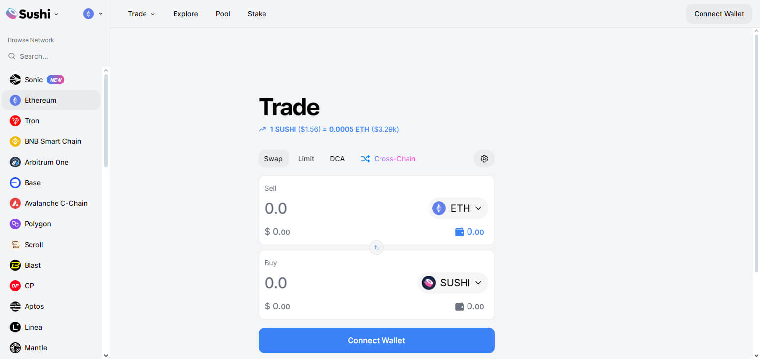 SushiSwap Best Decentralized Exchanges In 2025