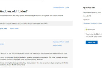What is Windows.old folder?