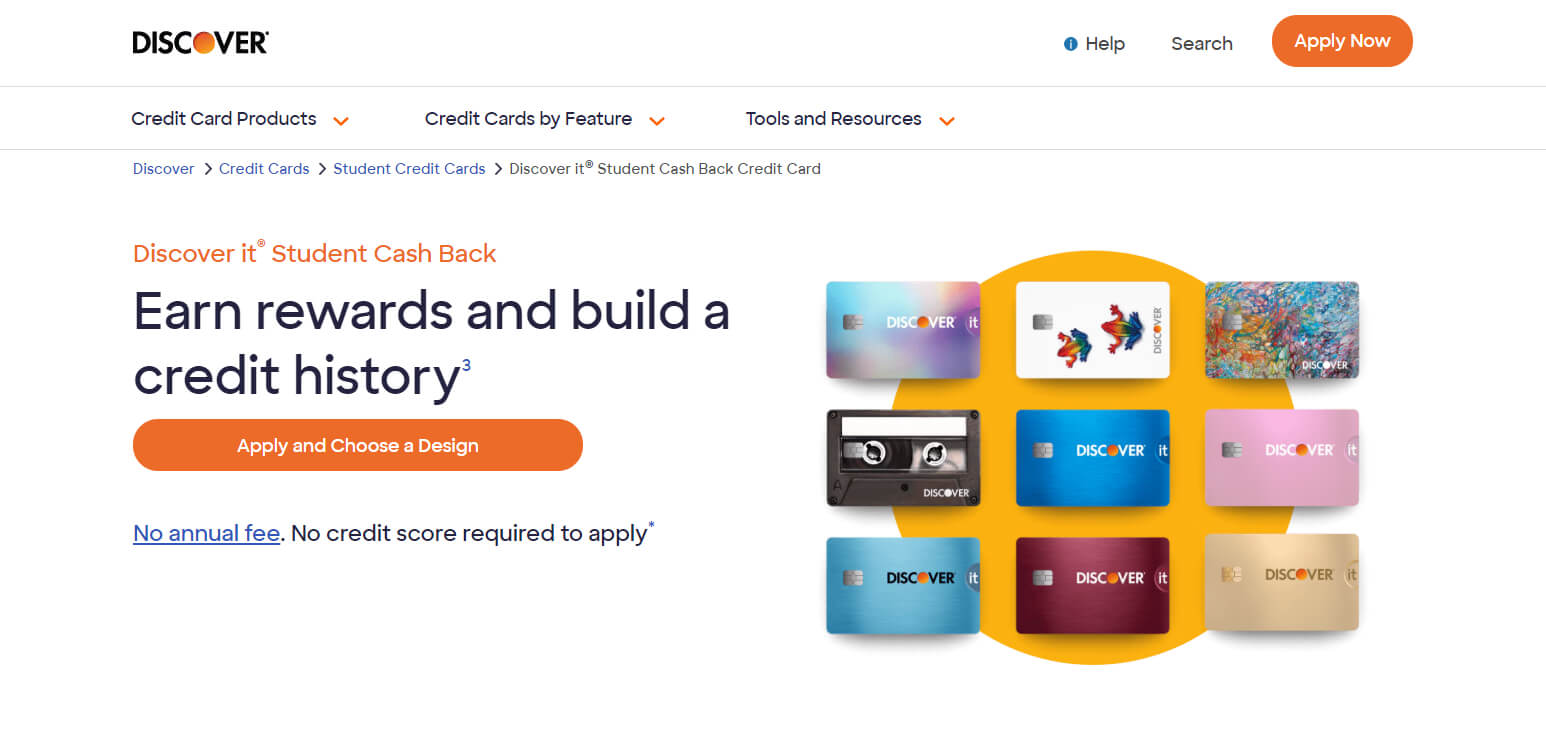Discover it® Student Cash Back