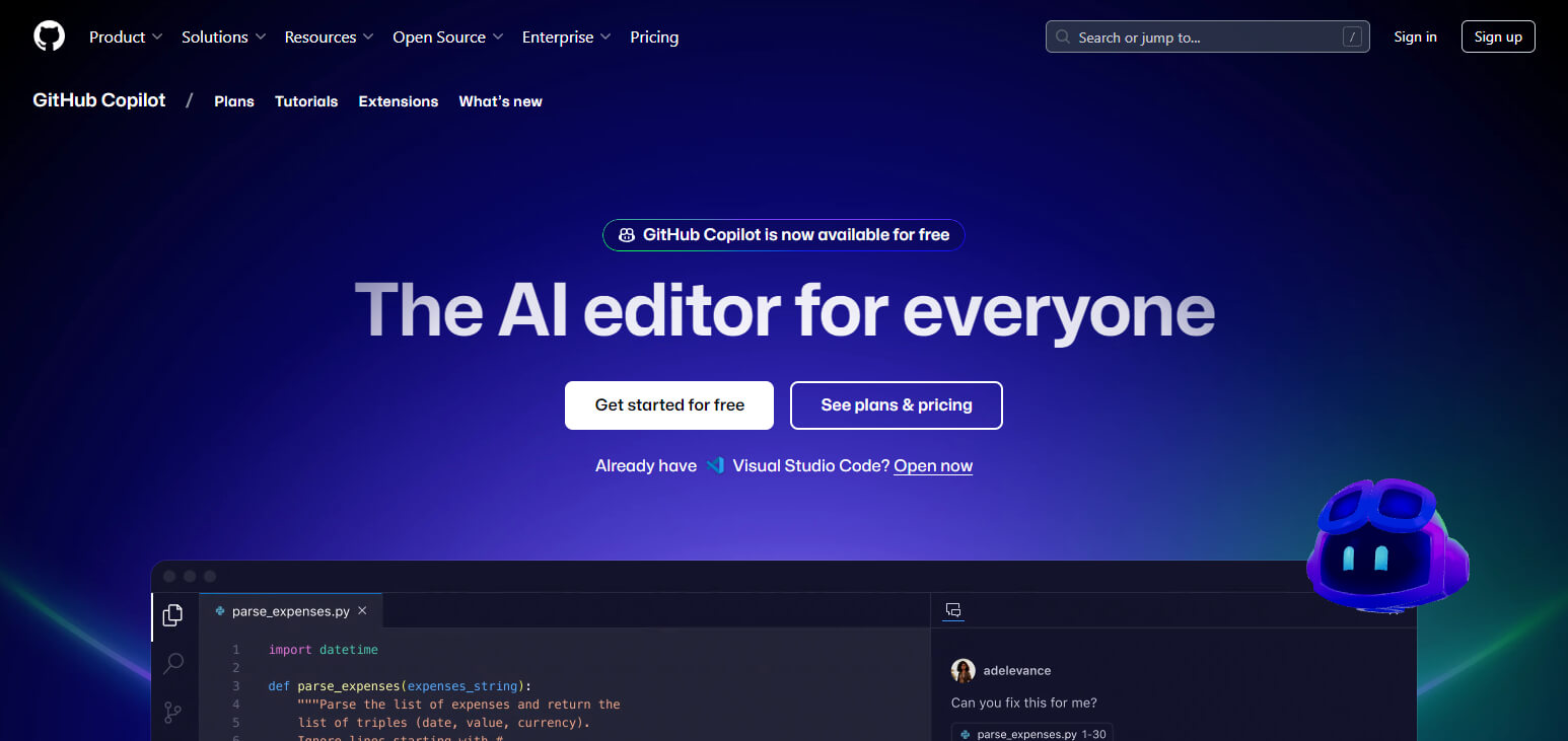 GitHub Copilot Best Copilot Alternatives