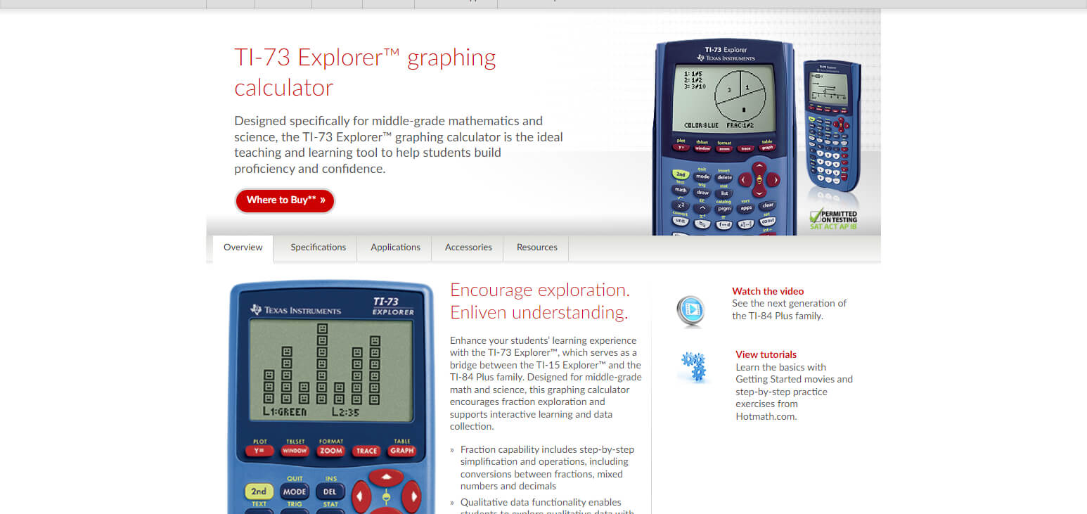 Texas Instruments TI-73 Explorer