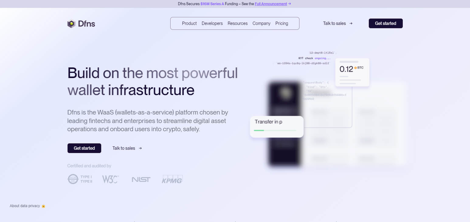 Dfns Best MPC Wallets For 2025