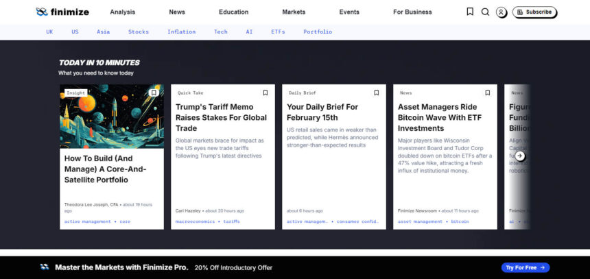 9 Best Finimize Competitors: Top Alternatives for Financial Insights