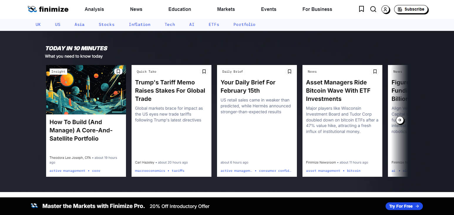 9 Best Finimize Competitors: Top Alternatives for Financial Insights