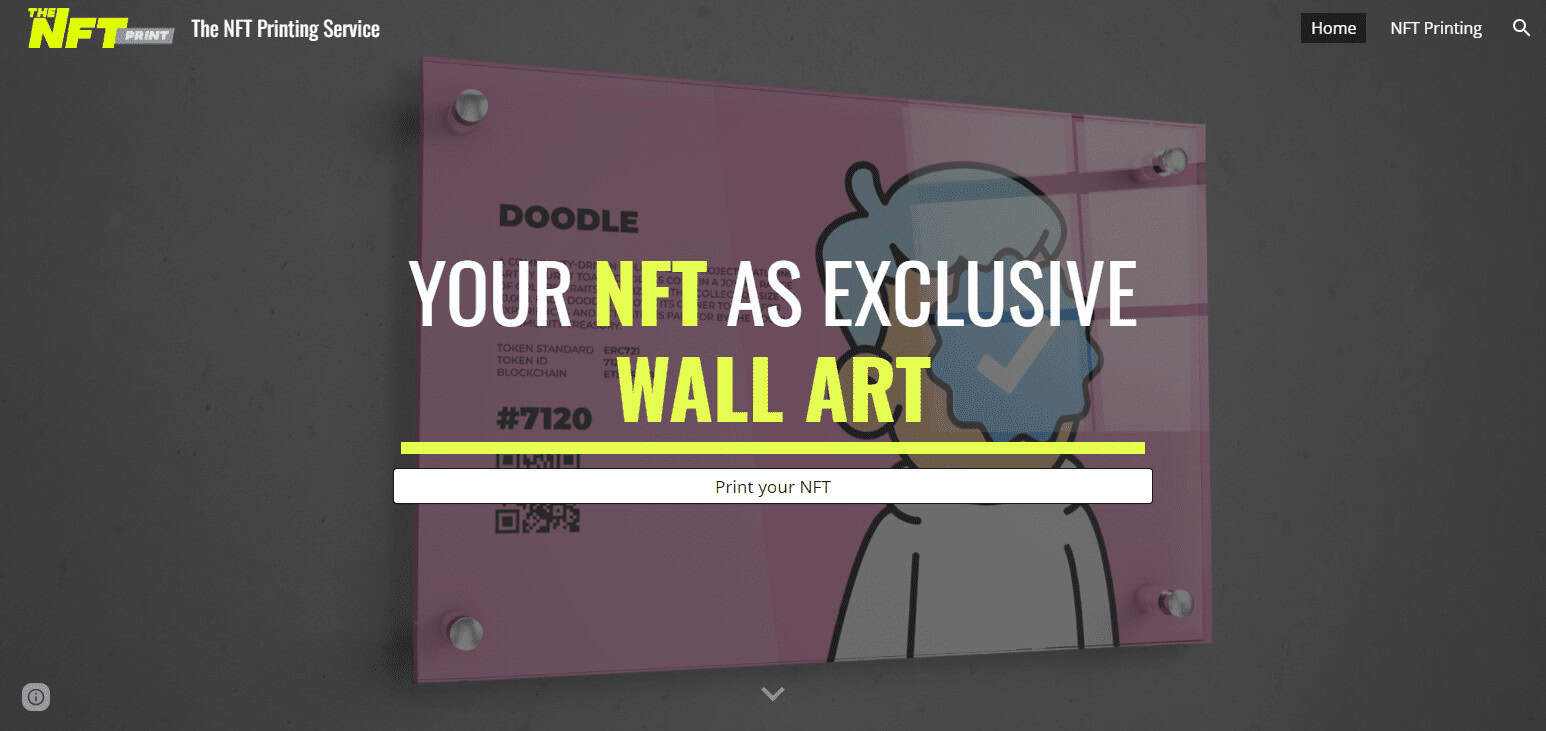 The NFT Print Best NFT Printers For Physical Merchandise