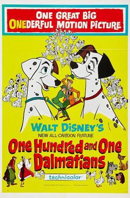 One Hundred and One Dalmatians Top Animated Disney Movies of All Time