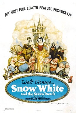 Snow White and the Seven Dwarfs Top Animated Disney Movies of All Time