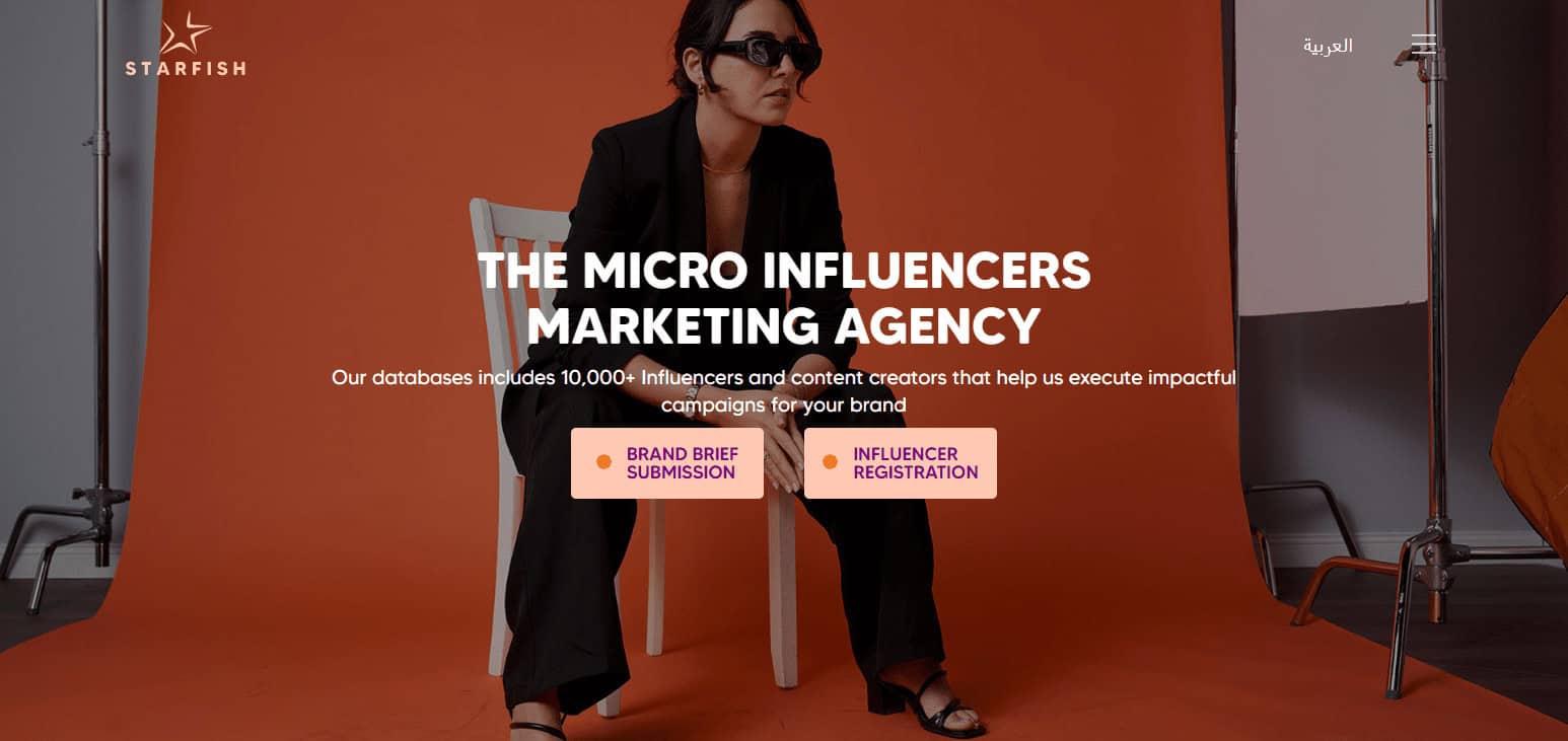 Starfish Top  Arabic Influencer Marketing Agencies