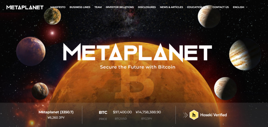 Metaplanet Hits Milestone in 10x Bitcoin Strategy by 2026