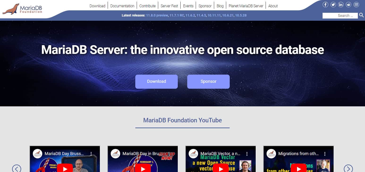 MariaDB  Best Database Management Software 
