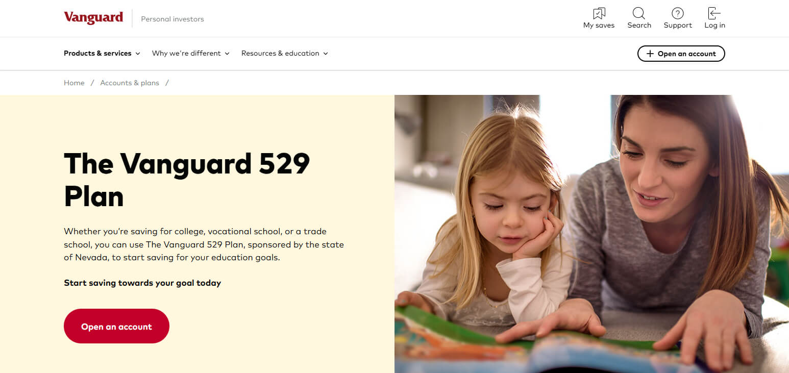 Nevada’s Vanguard 529 College Savings Plan