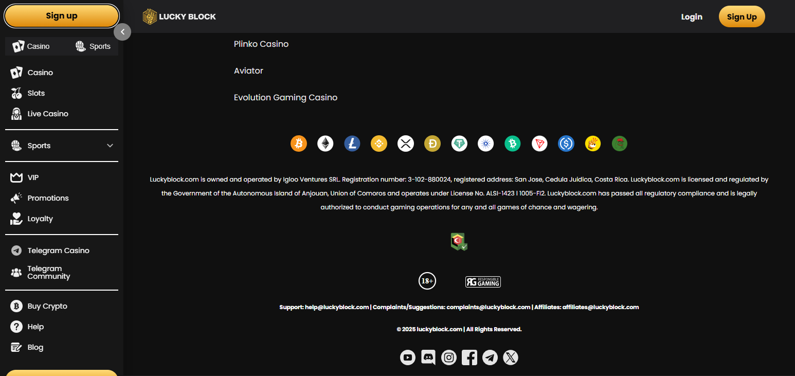 9 Best Crypto Casinos Like Lucky Block: Top Alternatives for 2025