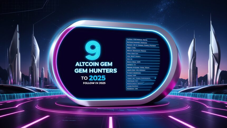 9 Best Altcoin Gem Hunters To Follow In 2025