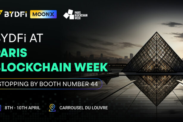 BYDFi’s 5th Anniversary Launches MoonX at Paris Blockchain Week 2025, Sparking the Web3 Era