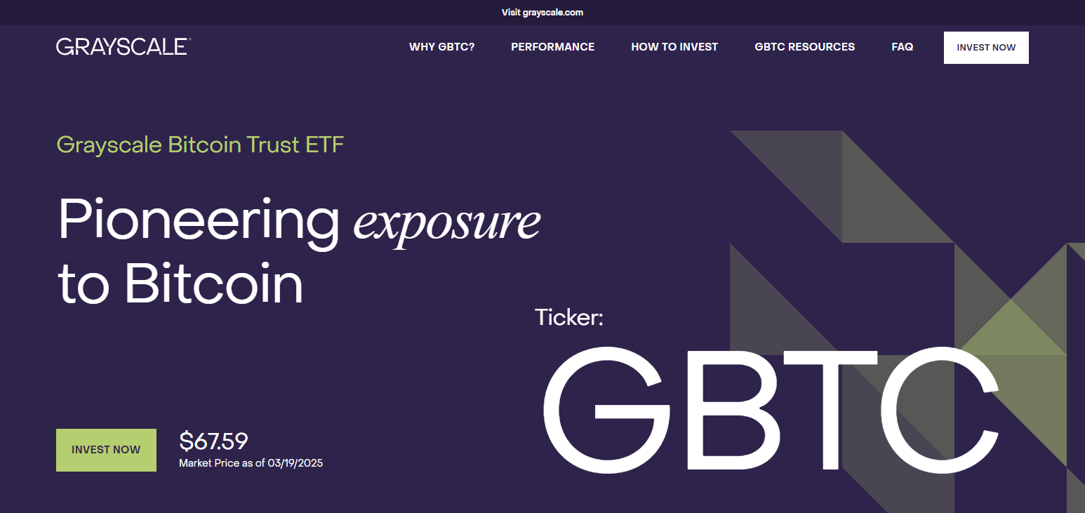 Grayscale Bitcoin Trust (GBTC)