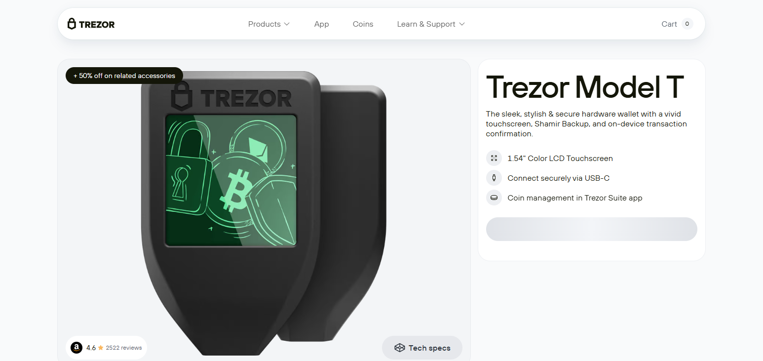 Trezor Model T